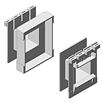 Bobbins for Laminations gS-Si 2-part